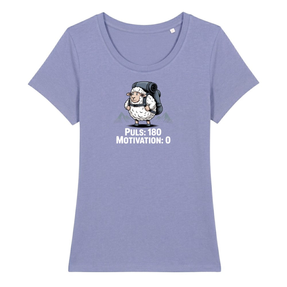 Puls - Motivation Frauenshirt in Lavendel, Kraxelgaudi