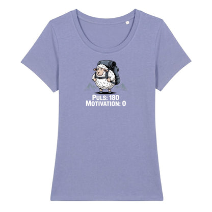 Puls - Motivation Frauenshirt in Lavendel, Kraxelgaudi