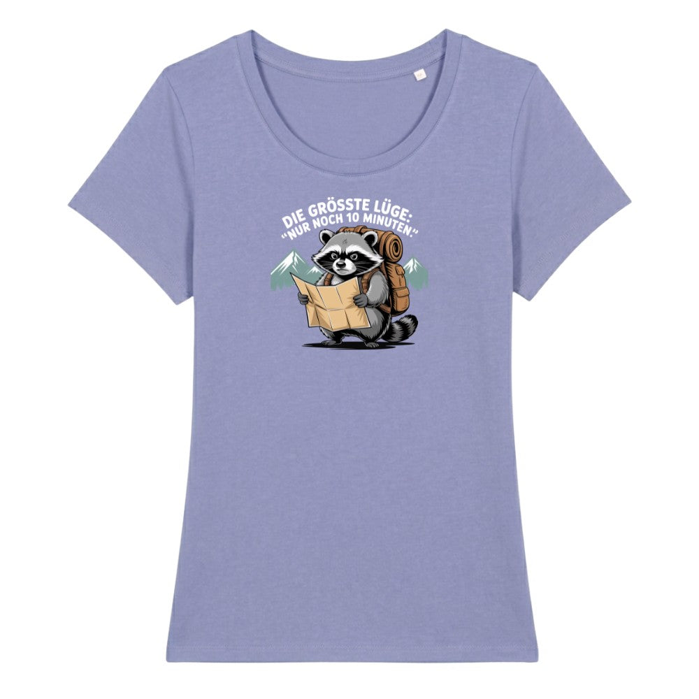 Noch 10 Minuten Frauenshirt in Lavendel, Kraxelgaudi