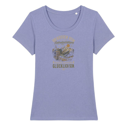 Lieblingsbeschäftigung Frauenshirt in Lavendel, Kraxelgaudi