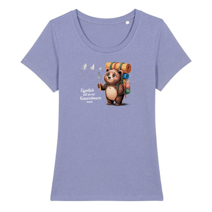 Kaiserschmarrn Bärchen Frauenshirt in Lavendel, Kraxelgaudi