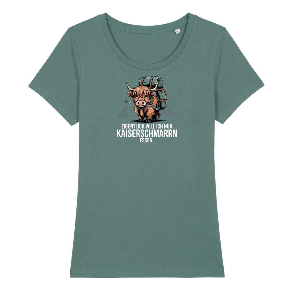 Kaiserschmarrn Rind Frauenshirt in Green Bay, Kraxelgaudi