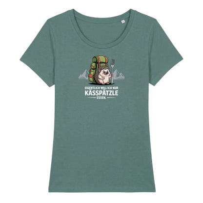 Kässpätzle Igel Frauenshirt in Green Bay, Kraxelgaudi