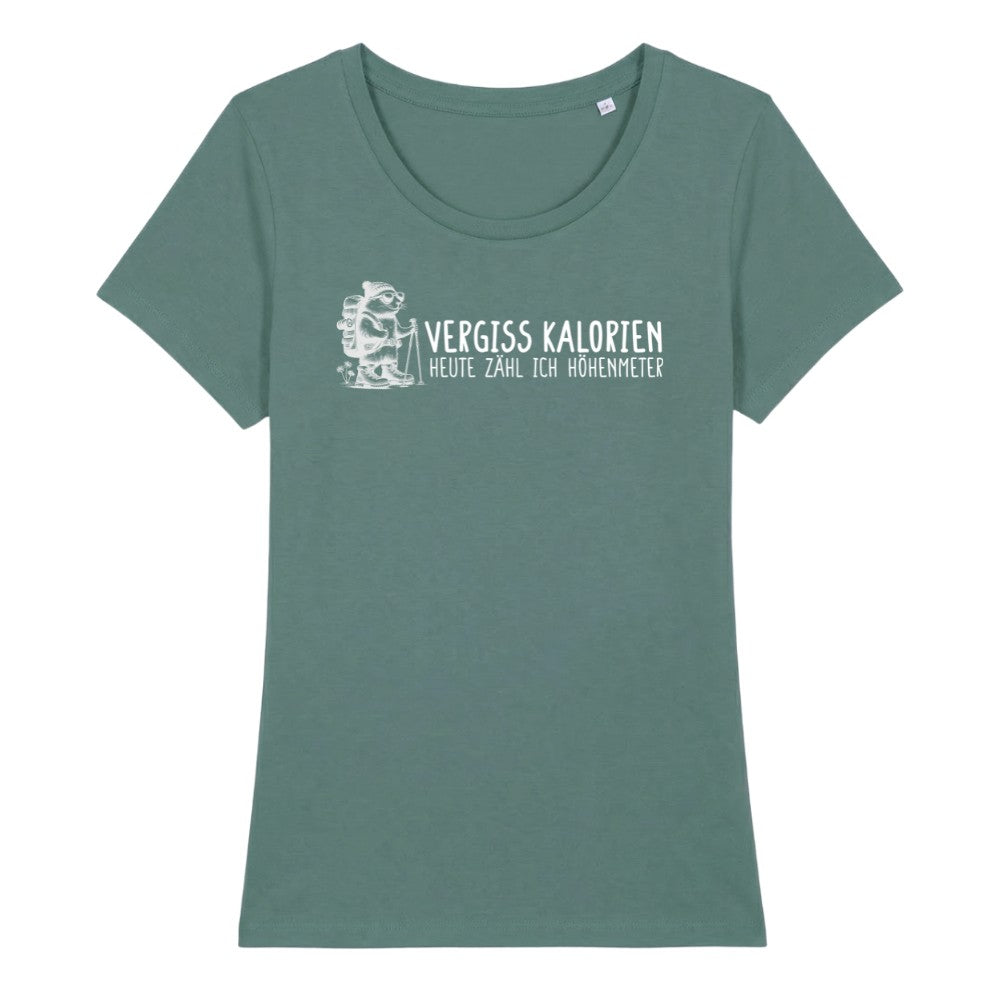 Vergiss Kalorien Frauenshirt in Green Bay, Kraxelgaudi