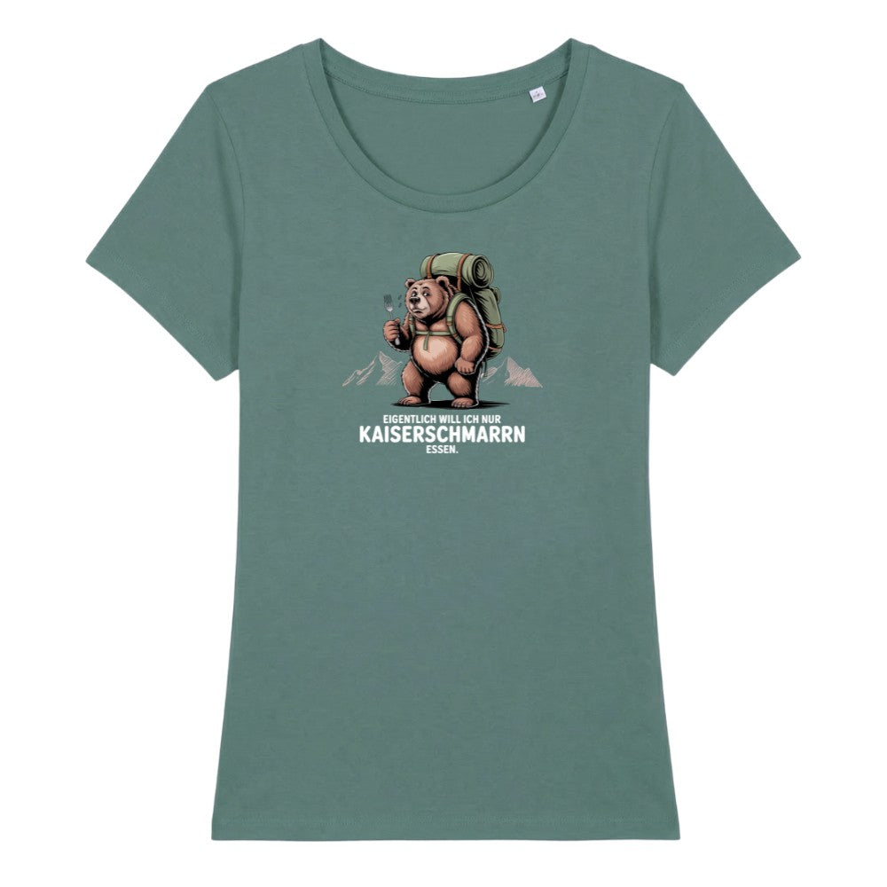Kaiserschmarrn Braunbär Frauenshirt in Green Bay, Kraxelgaudi