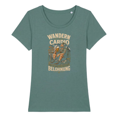 Wandern ist mein Cardio Frauenshirt in Green Bay, Kraxelgaudi