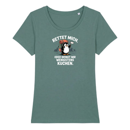 Rettet mich Pinguin Frauenshirt in Green Bay, Kraxelgaudi