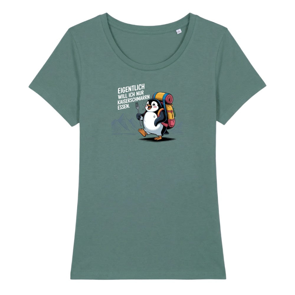 Kaiserschmarrn Pinguin Frauenshirt in Green Bay, Kraxelgaudi