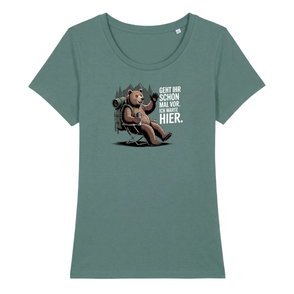 Geht ihr schon mal vor Frauenshirt in Green Bay, Kraxelgaudi