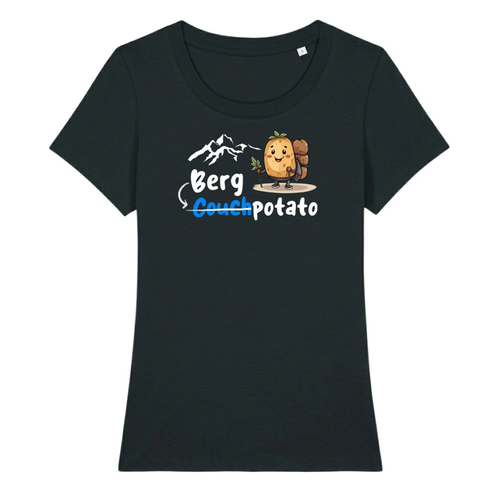 Bergpotato Frauenshirt in Schwarz, Kraxelgaudi