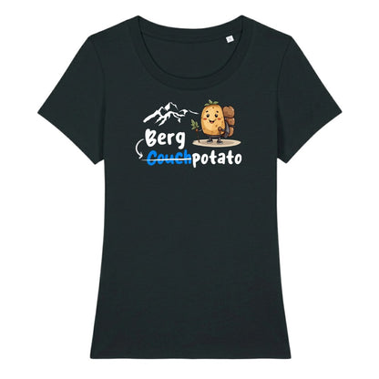 Bergpotato Frauenshirt in Schwarz, Kraxelgaudi