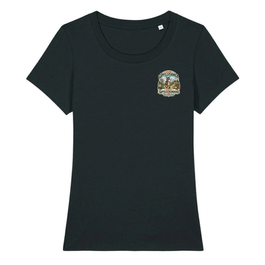 Gipfelschlenderer Damenshirt mit Brustdruck, Kraxelgaudi