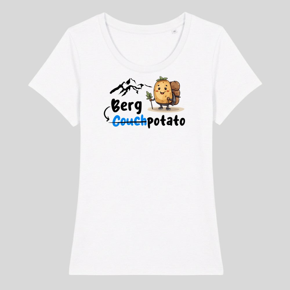Bergpotato Frauenshirt in Weiß, Kraxelgaudi