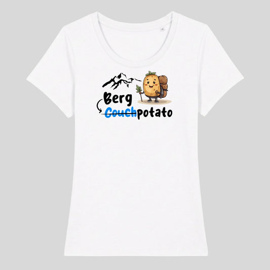 Bergpotato Frauenshirt in Weiß, Kraxelgaudi