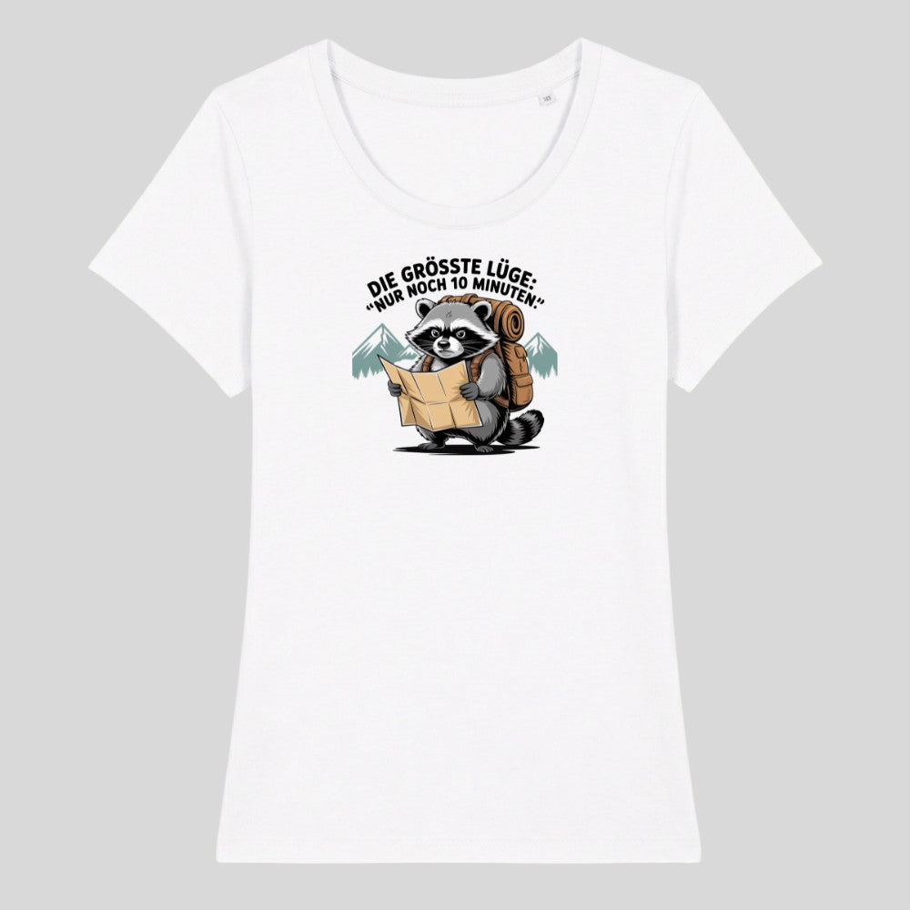 Noch 10 Minuten Frauenshirt in Weiß, Kraxelgaudi