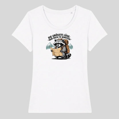 Noch 10 Minuten Frauenshirt in Weiß, Kraxelgaudi