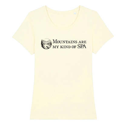SPA Frauen Shirt mit Berg-Spruch, Farbvariante