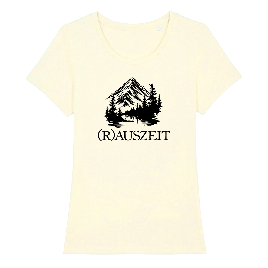 Rauszeit Damen T-Shirt mit Auszeit-Spruch, Farbvariante