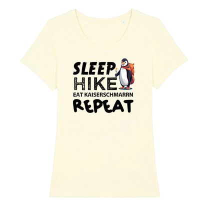 Routine Frauen Shirt mit Berg-Spruch, Farbvariante