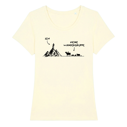 Wandergruppe Frauen Shirt mit Wander-Spruch, Farbvariante