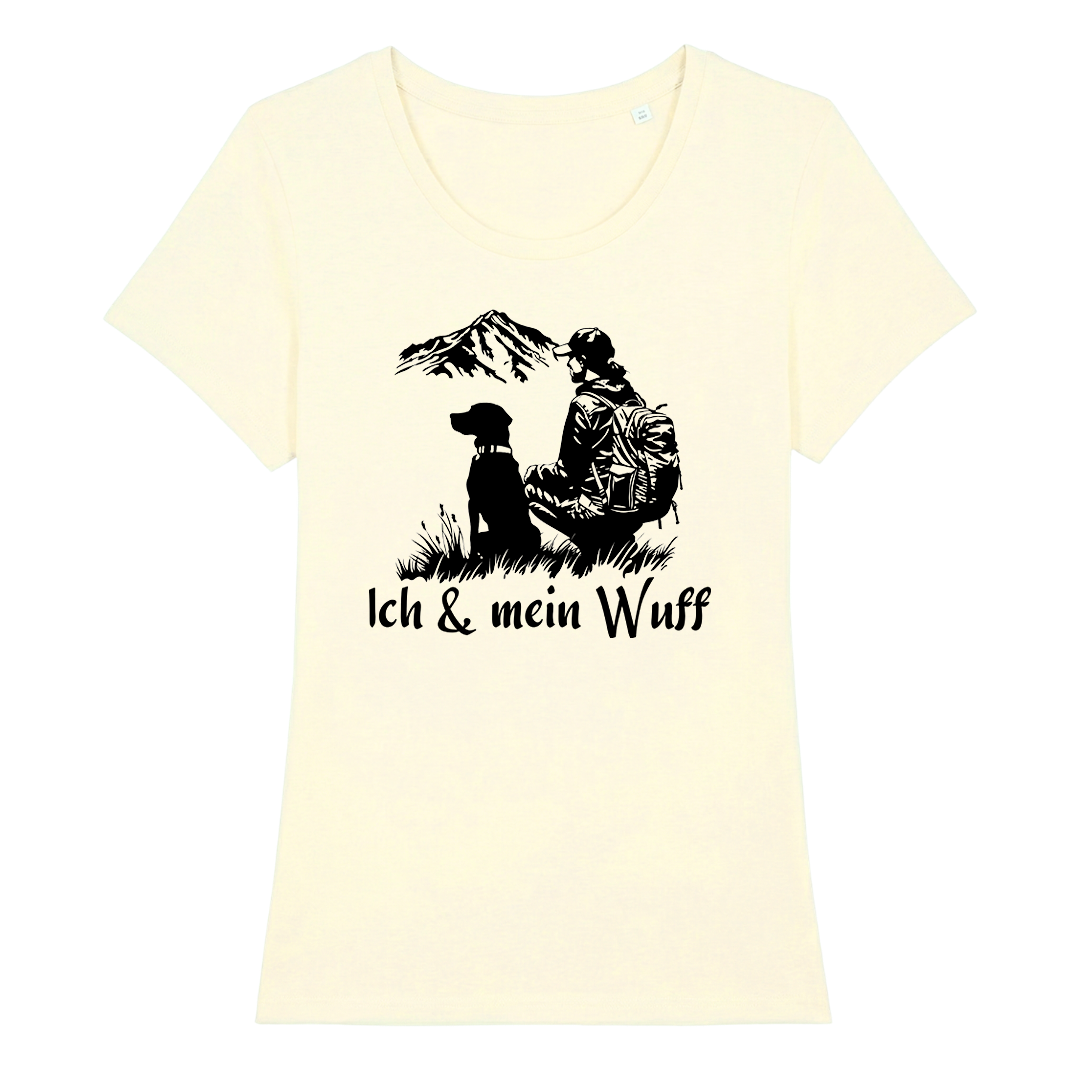 Ich & mein Wuff Frauen Shirt mit Hundemotiv, Farbvariante
