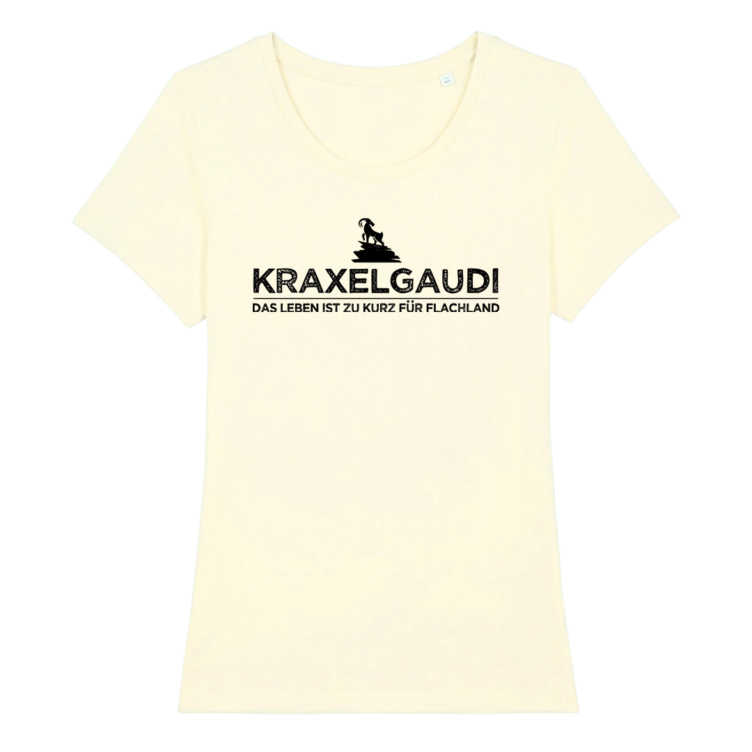 Kraxelgaudi Frauen Shirt mit Berg-Logo, Farbvariante