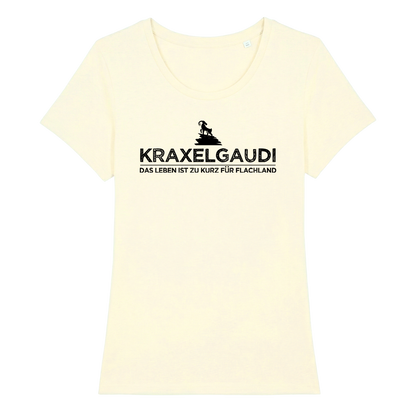 Kraxelgaudi Frauen Shirt mit Berg-Logo, Farbvariante