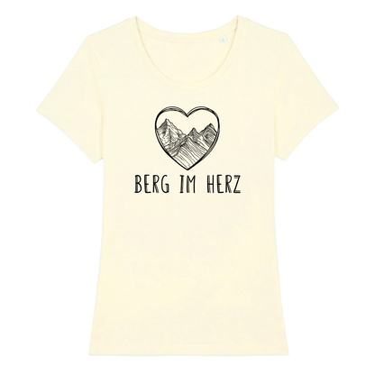Berg im Herz Frauen Shirt mit Bergmotiv, Farbvariante
