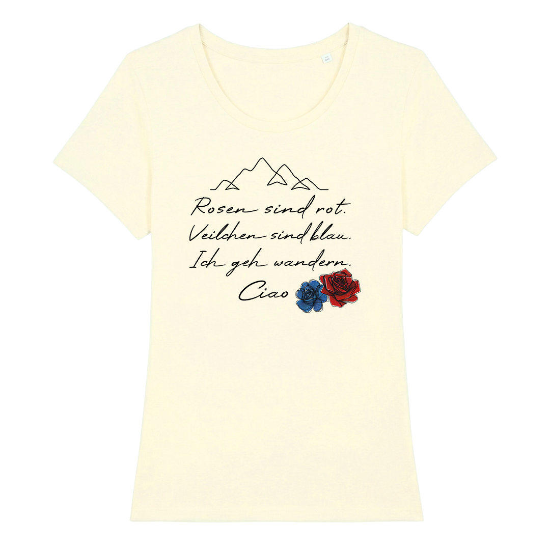 Ciao Frauen Shirt mit Schriftzug, Farbvariante