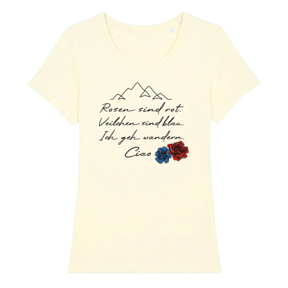 Ciao Frauen Shirt mit Schriftzug, Farbvariante