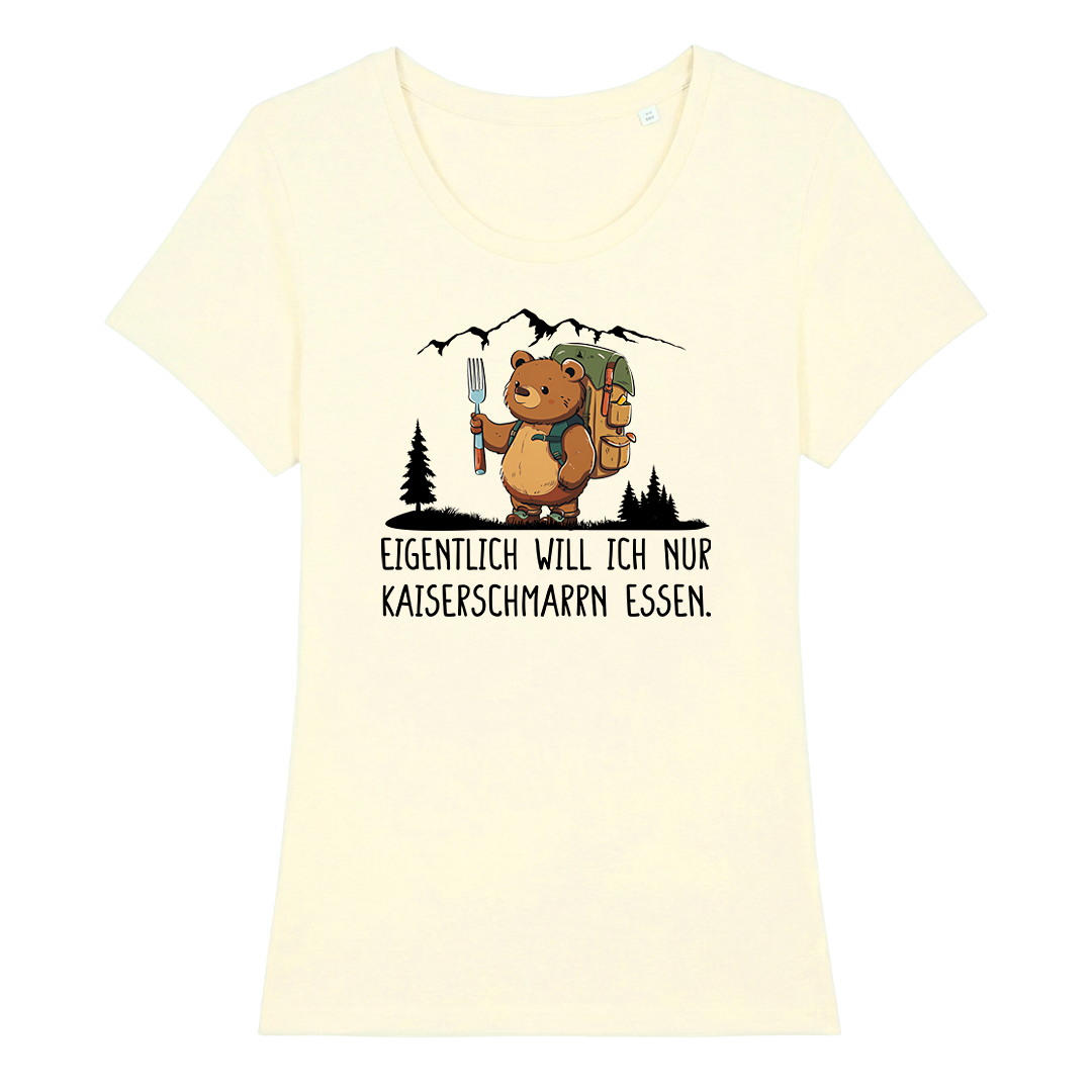 Kaiserbär Damen T-Shirt mit Kaiserschmarrn-Spruch, Farbvariante