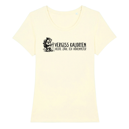Höhenmeter Frauen Shirt mit Berg-Spruch, Farbvariante