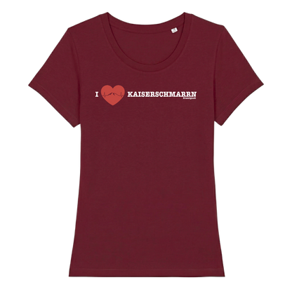 Kaiserschmarrn Love Frauen Shirt mit lustigem Spruch, Print Nahaufnahme