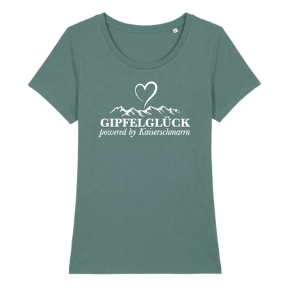 Gipfelglück Frauen Shirt mit Bergmotiv, Detailansicht