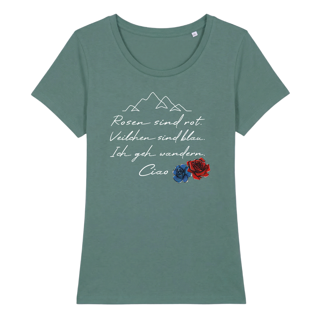 Ciao Frauen Shirt mit Schriftzug, Detailansicht
