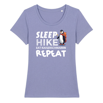 Routine Frauen Shirt mit Berg-Spruch, weitere Ansicht