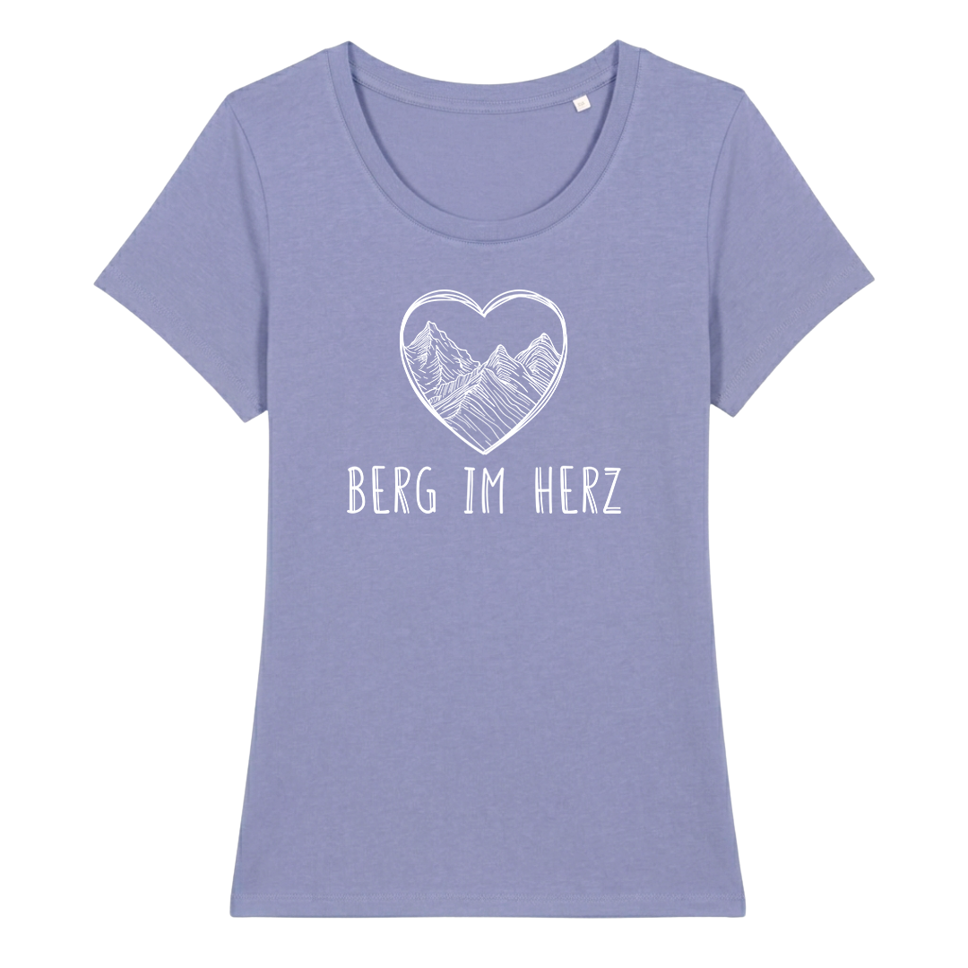 Berg im Herz Frauen Shirt mit Bergmotiv, weitere Ansicht