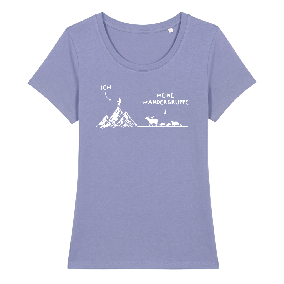 Wandergruppe Frauen Shirt mit Wander-Spruch, weitere Ansicht