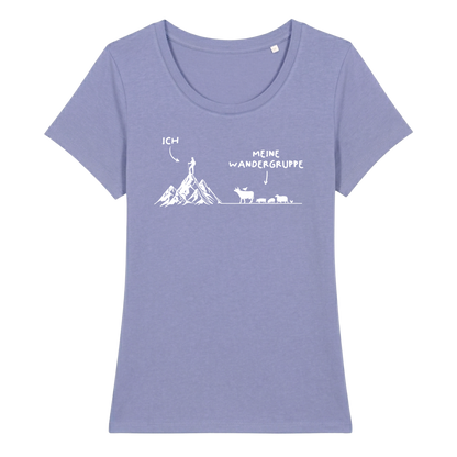 Wandergruppe Frauen Shirt mit Wander-Spruch, weitere Ansicht
