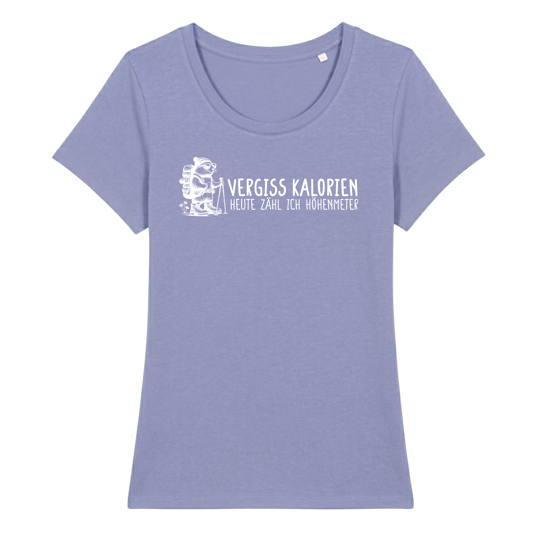 Höhenmeter Frauen Shirt mit Berg-Spruch, weitere Ansicht