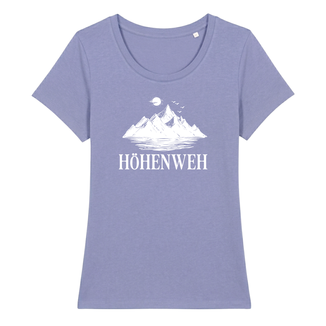 Höhenweh Frauen Shirt mit lustigem Spruch, weitere Ansicht