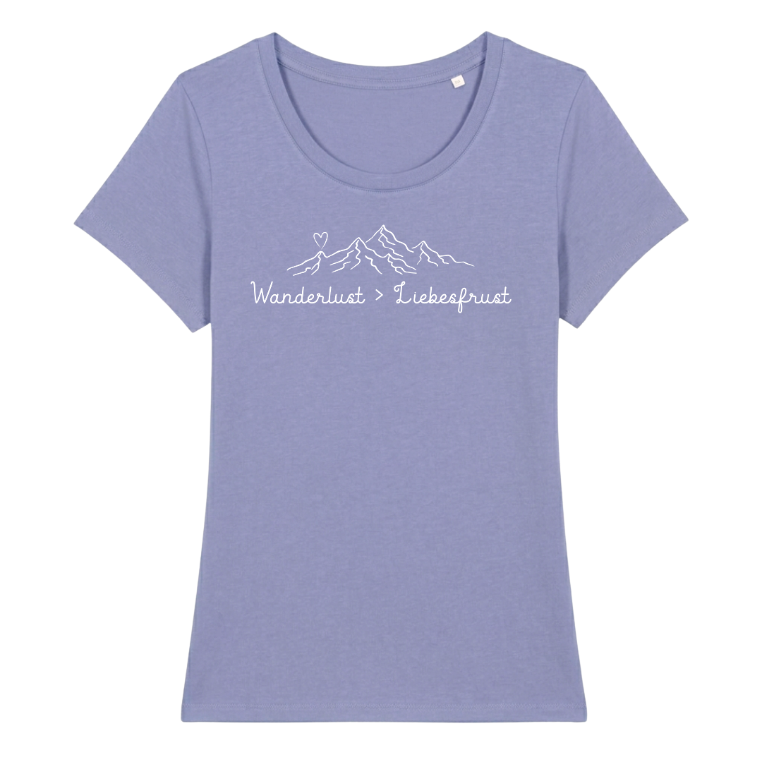 Wanderlust Frauen Shirt mit Wander-Motiv, weitere Ansicht