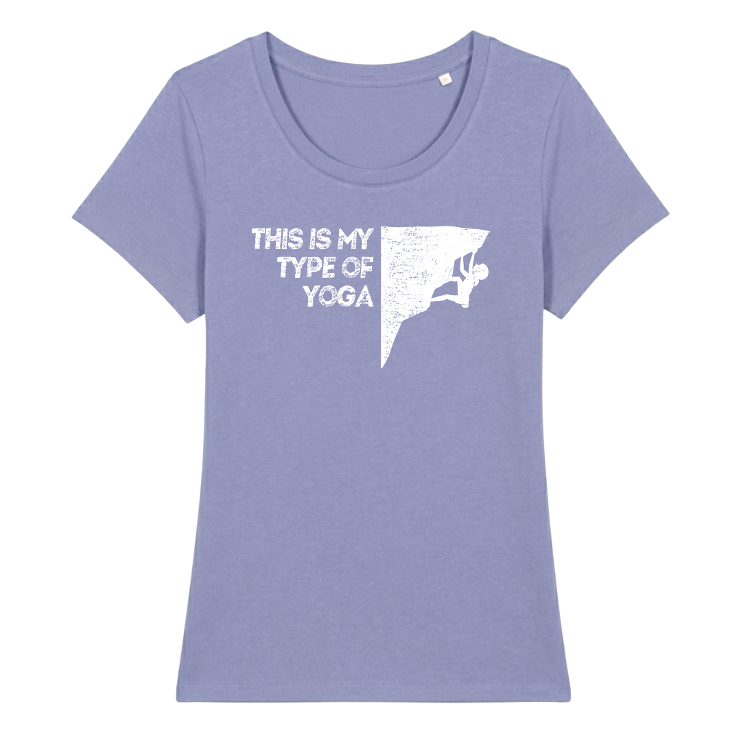 Yoga Frauen Shirt mit Berg-Spruch, weitere Ansicht
