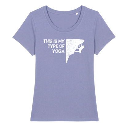 Yoga Frauen Shirt mit Berg-Spruch, weitere Ansicht