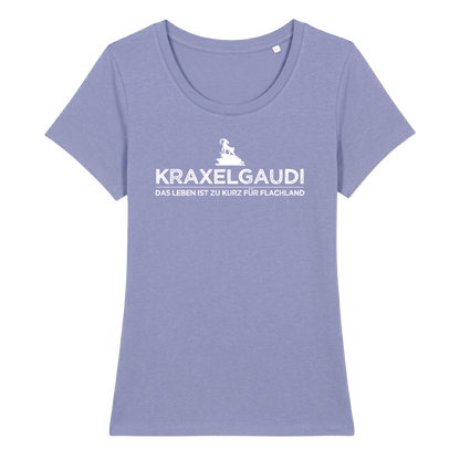 Kraxelgaudi Frauen Shirt mit Berg-Logo, weitere Ansicht