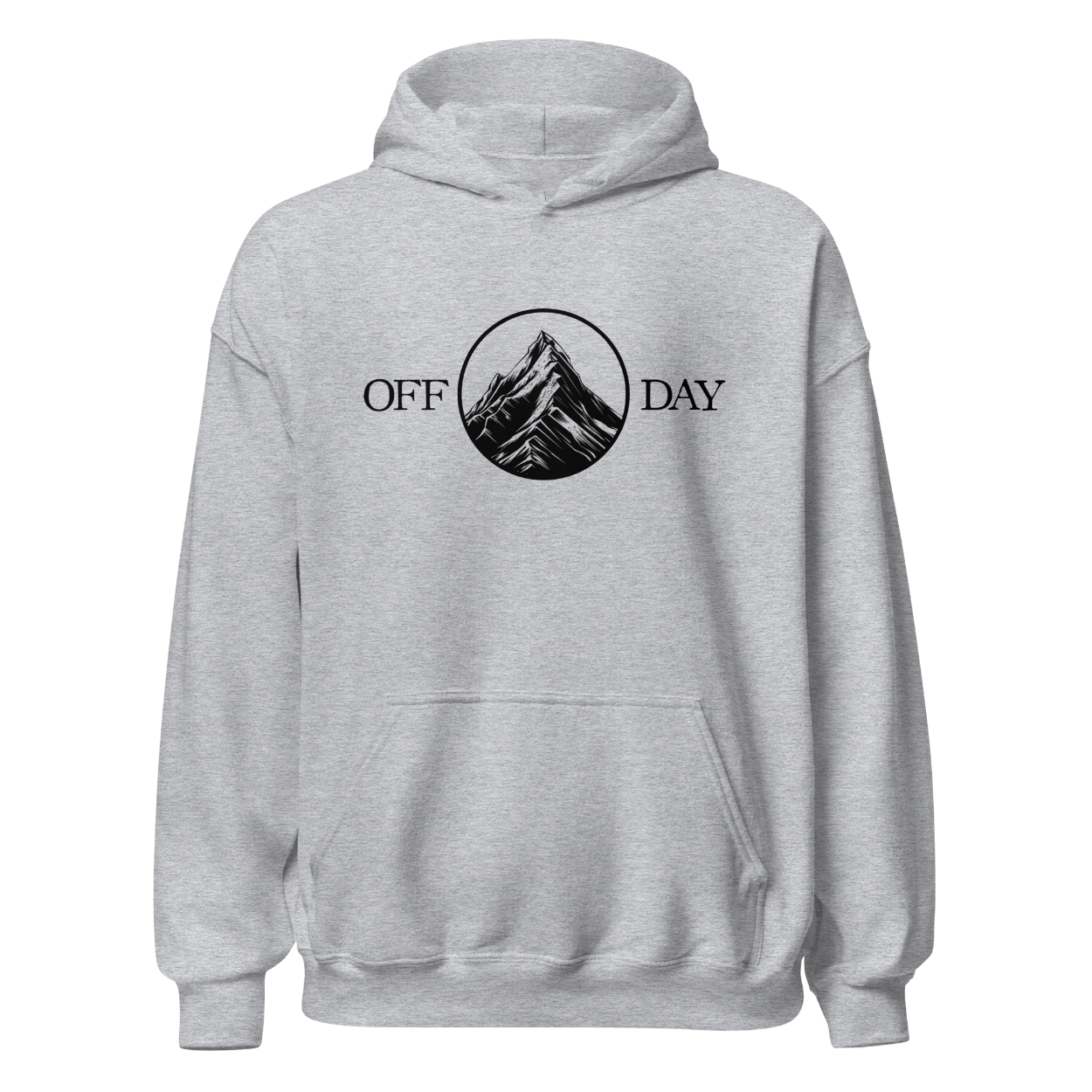 Off Day Hoodie mit Bergmotiv, Produktansicht