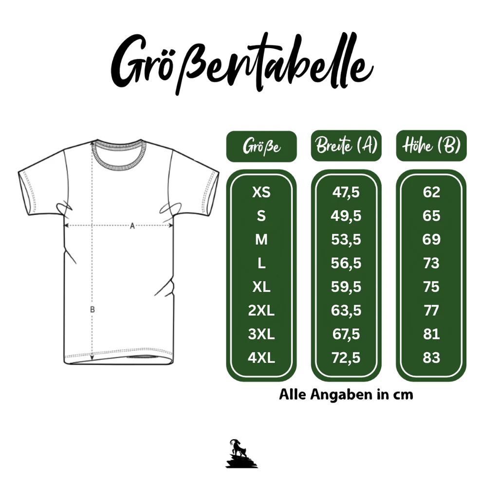 I bin a Bergmann T-Shirt Unisex mit Spruch-Motiv, Designdetail