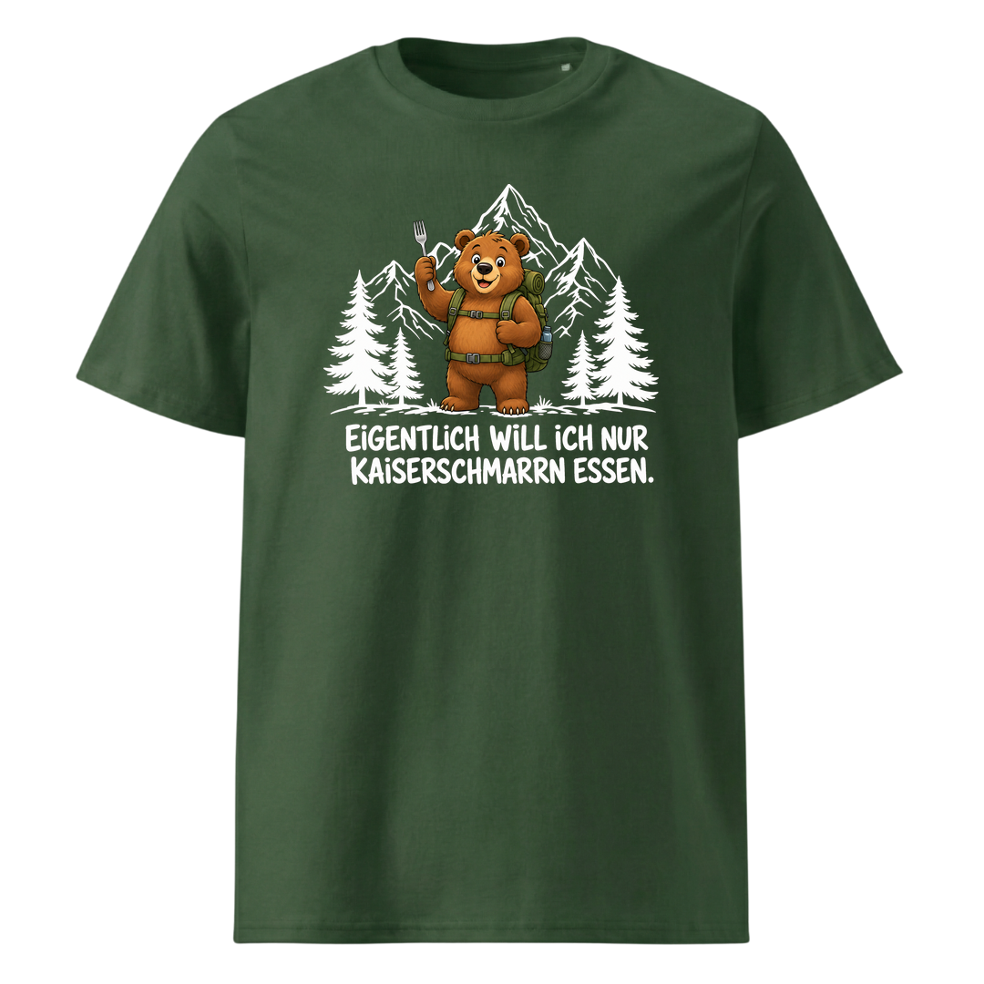 Kaiserschmarrn Bär T-Shirt Unisex Grün