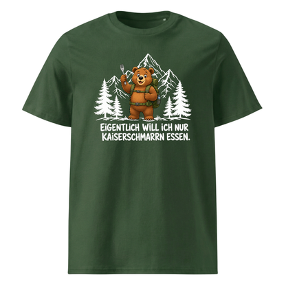 Kaiserschmarrn Bär T-Shirt Unisex Grün