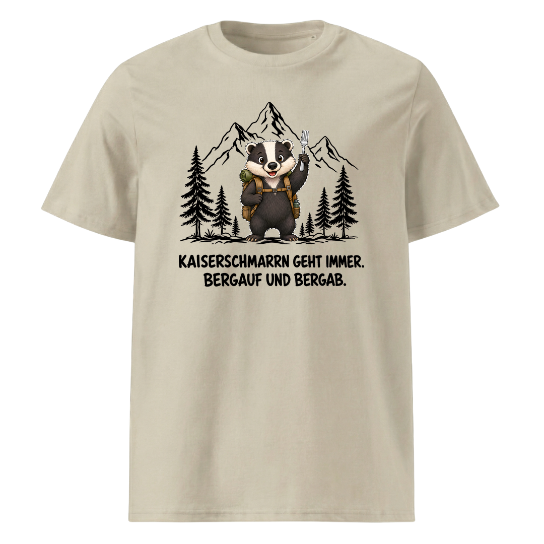 Kaiserschmarrn Dachs T-Shirt Unisex Beige